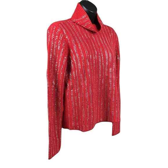 INC International Concepts Women’s XS Red Embellished Sweater NWT - Picture 5 of 15